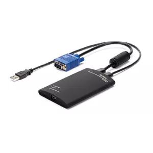 KVM Console to USB 2.0 Portable Laptop Crash Cart Adapter StarTech NOTECONS01 — VGA, USB keyboard/mouse, 0.17 kg