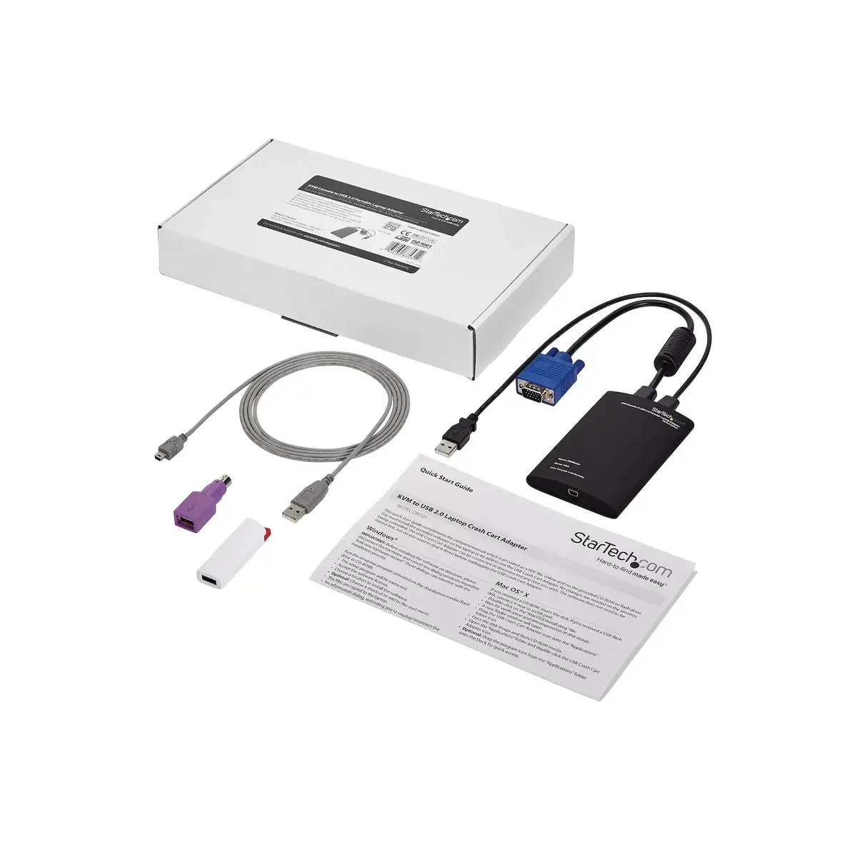 StarTech KVM Console to USB 2.0 Crash Cart Adapter NOTECONS01 Photo 7
