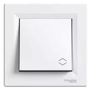 Переключатель переключающий (2‑позиционный), Schneider Electric Asfora EPH0400121, 6‑модульный, безвинтовой, белый