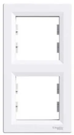 Schneider Electric Asfora dubultā vertikālā rāmja Photo 2