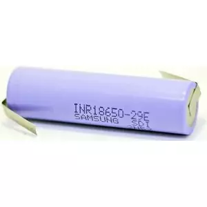 Li‑Ion akumulators Samsung INR18650‑29E 2900mAh plakans kontaktpunkts augsta temperatūra