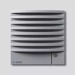 Siedle speaker module TLM 612-02 SM, silver polycarbonate, operating temp -20 to 55 °C