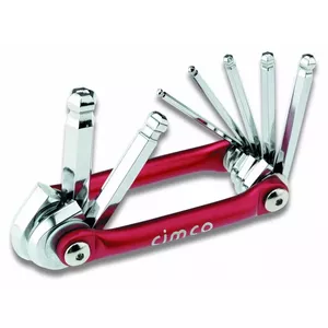 Folding hex key set Cimco 110596