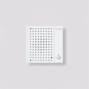 Intercom flush-mounted nameplate S. Siedle & Soehne NS 711-01 White, 107 mm x 25 mm