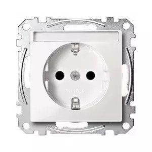 Розетка CEE 7/3 Merten MEG2302-0325 250В 16А Белая