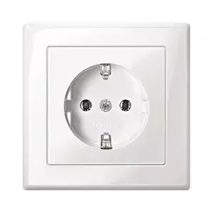 Kontaktligzda CEE 7/3 Merten MEG2301-1619 Balta