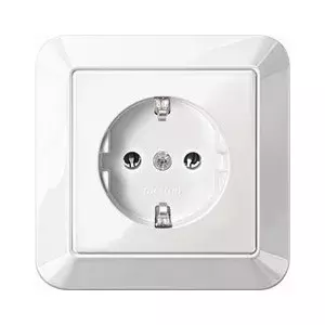 Розетка CEE 7/3 Merten MEG2301-1025 Белая