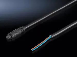 Stendu aksesuārs Rittal 4315.800 — melns, saderīgs ar 4140.810/4140.820/4140.830/4140.840, dziļums 3000 mm