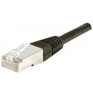 Dexlan 858382 networking cable Black 10 m Cat6a S/FTP