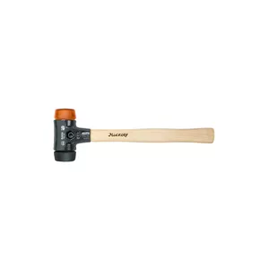 Dead blow hammer Wiha 26614 black transparent orange 1.7 kg