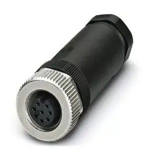 Phoenix Contact 1513347 M12 8-Pin Straight Female Cable Connector IP67