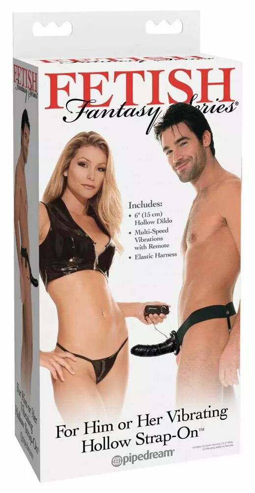 Strap-on vibrators Pipedream Silicone Black —