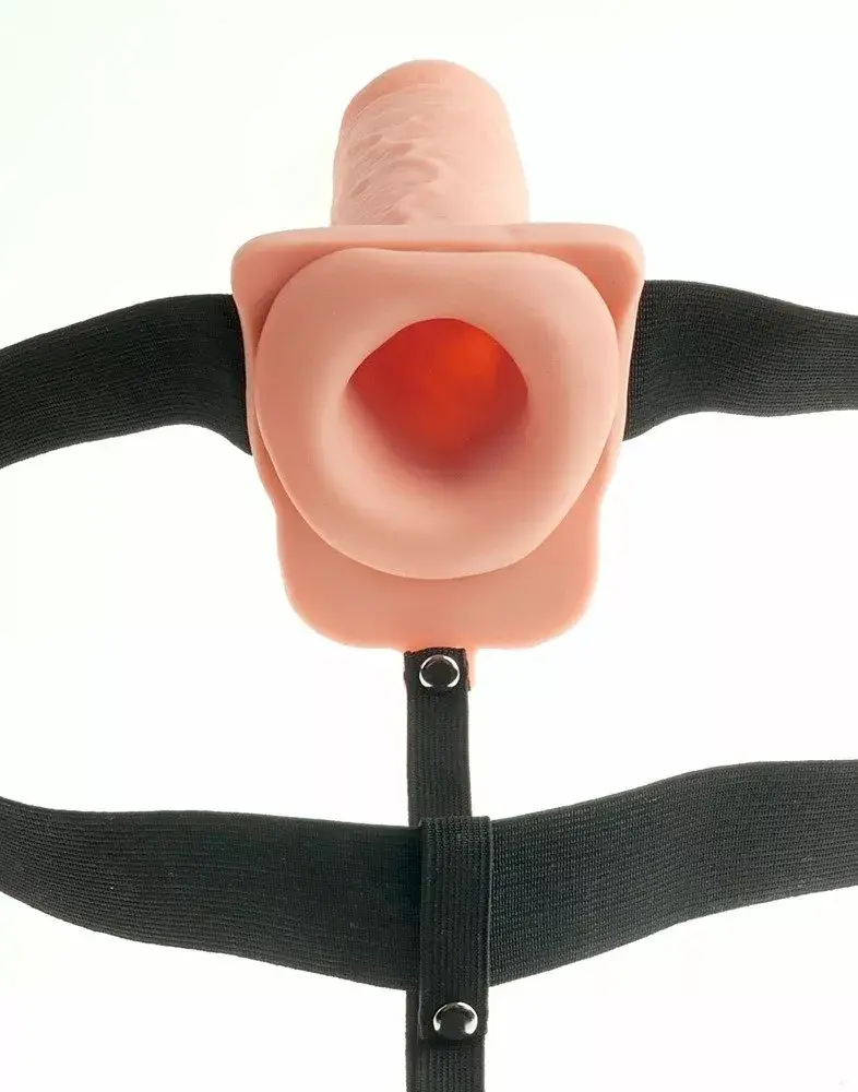 Pipedream FFS 7 Light Black tukšais strap-on vibrators Photo 4