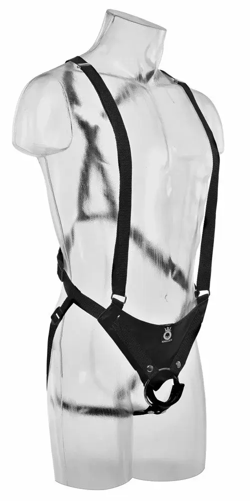Strap-on King Cock 10" tukšs PVC dildo Photo 4