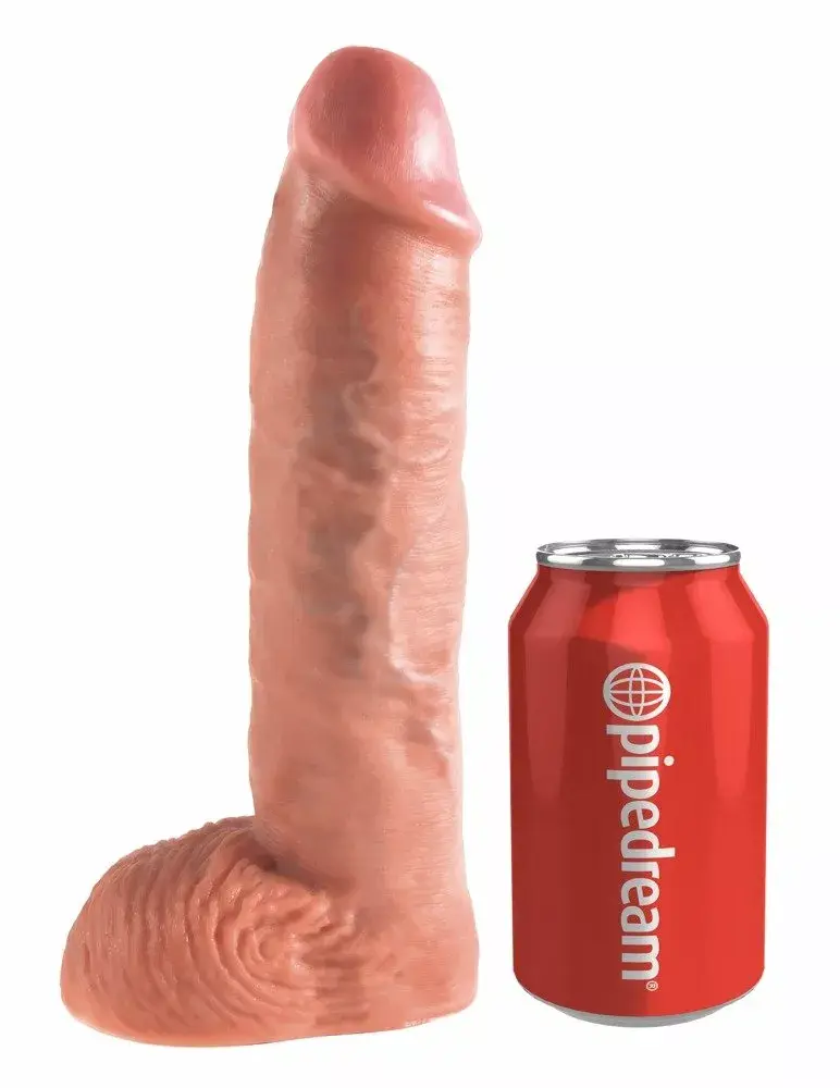 Strap-on King Cock 10" tukšs PVC dildo Photo 6