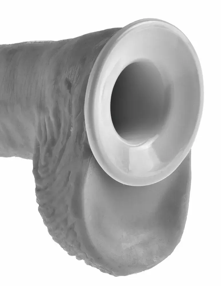 Strap-on King Cock 10" tukšs PVC dildo Photo 7