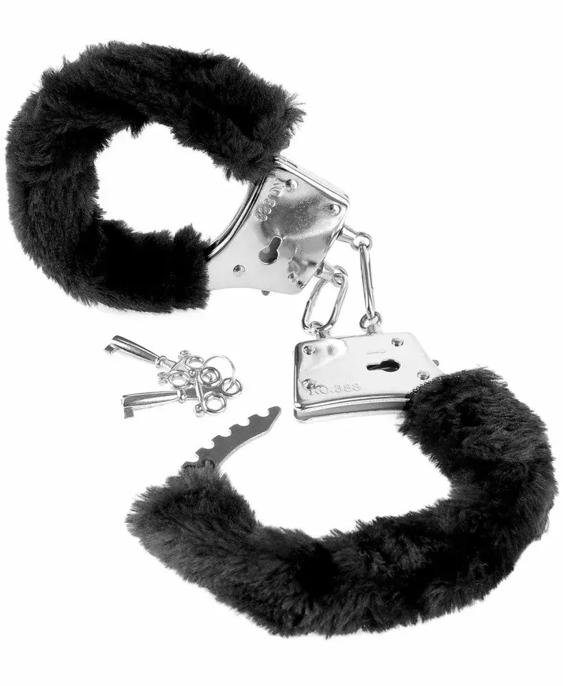 Rokudzelži Pipedream Cuffs Pipedream PVC Black Photo 2
