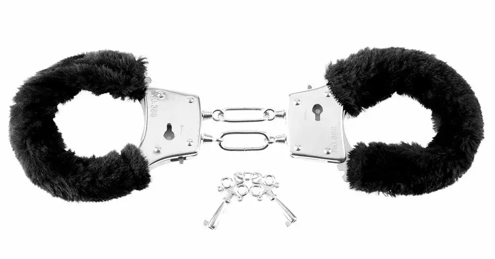 Rokudzelži Pipedream Cuffs Pipedream PVC Black Photo 3