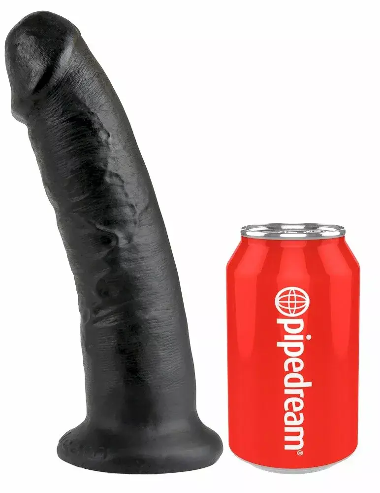 Dildo King Cock Silicone Dark 24 cm Photo 2