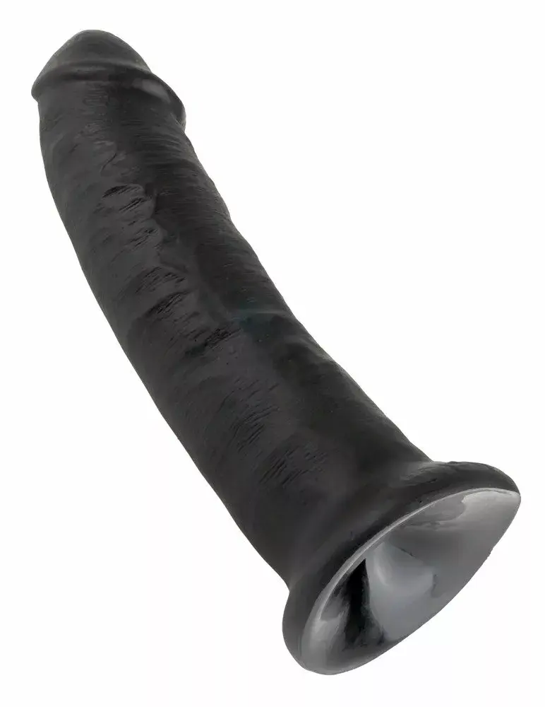 Dildo King Cock Silicone Dark 24 cm Photo 5