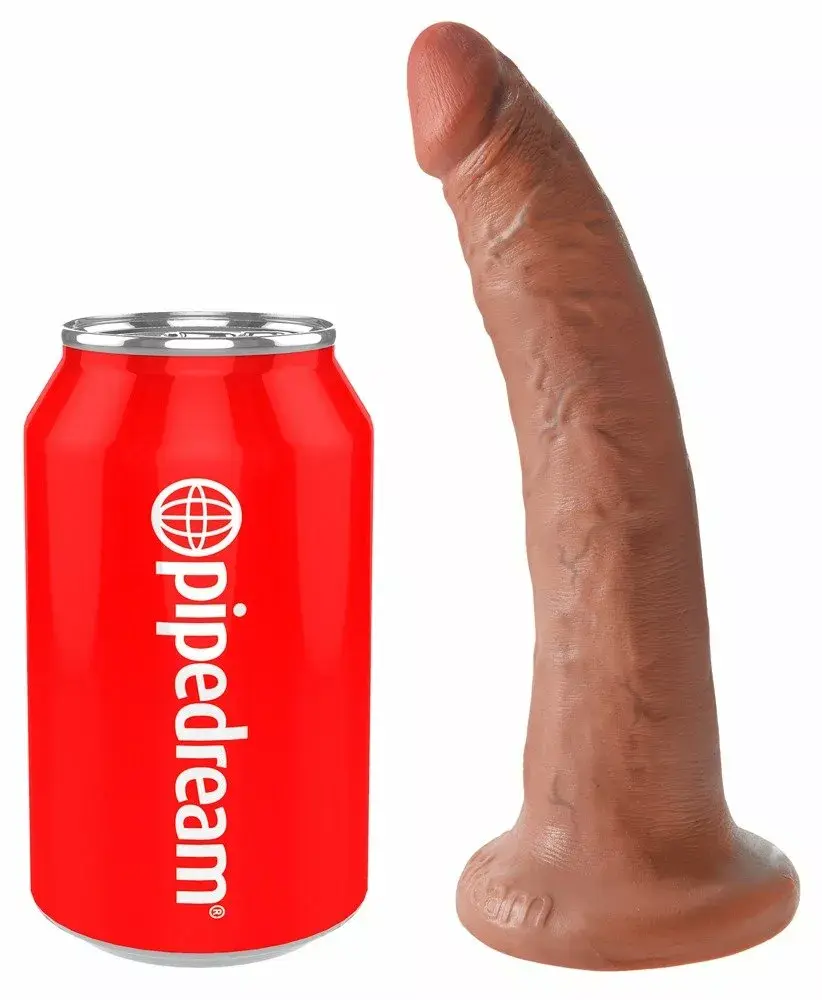 Dildo king cock Silicone Tan — reālistisks 20,5 cm Photo 2