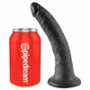 Dildo king cock Silicone Dark 7 inch Photo 2