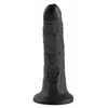 Dildo king cock Silicone Dark 7 inch Photo 3