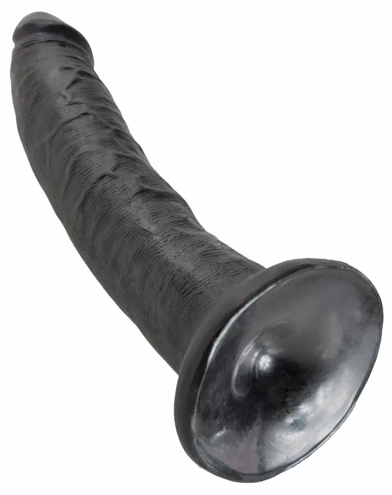 Dildo king cock Silicone Dark 7 inch Photo 5