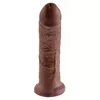 Dildo King Cock Silicone Brown — 21.5 cm, Ø 4.6 cm Photo 3