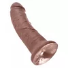 Dildo King Cock Silicone Brown — 21.5 cm, Ø 4.6 cm Photo 5