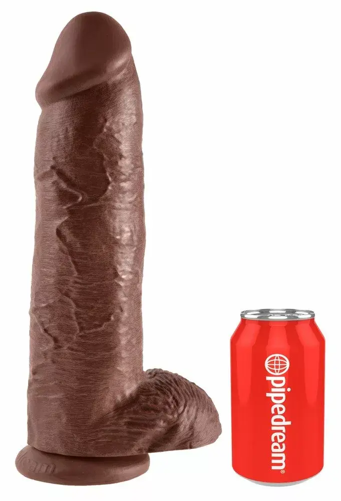 Dildo King Cock Silicone Flesh — 30,5 cm, Ø 7,6 cm Photo 2