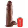 Dildo King Cock Silicone Flesh — 30,5 cm, Ø 7,6 cm Photo 2