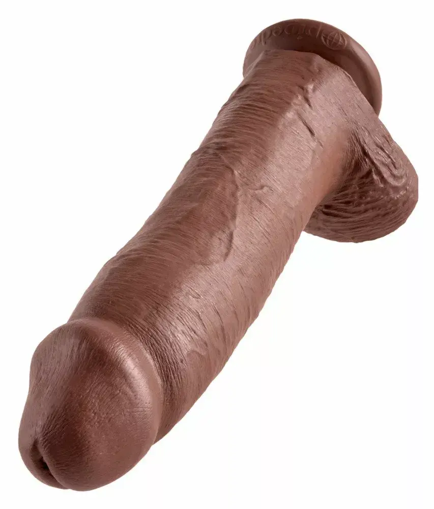 Dildo King Cock Silicone Flesh — 30,5 cm, Ø 7,6 cm Photo 4