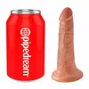 Dildo King Cock Silicone Tan — 14 cm, Ø 3.8 cm Photo 2