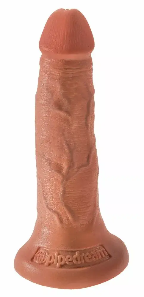 Dildo King Cock Silicone Tan — 14 cm, Ø 3.8 cm Photo 3
