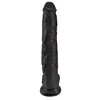 Dildo king cock Silicone Black — 35.6 cm, Ø 6 cm Photo 3