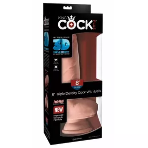 Dildo King Cock Silicone Black — realistic TPE, total length 24.1 cm, insertion 18.4 cm, Ø 4.8 cm, suction cup