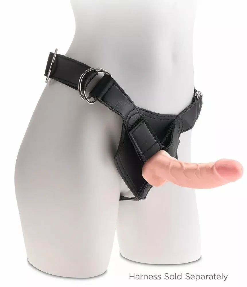 Dildo King Cock Silicone Black — 24.1 cm, Ø 4.8 cm Photo 6