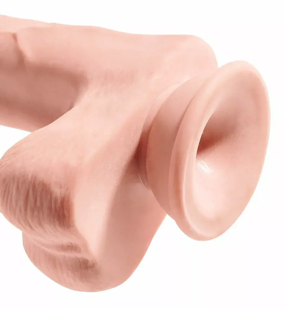 Фаллоимитатор King Cock Silicone Flesh 12" Photo 5