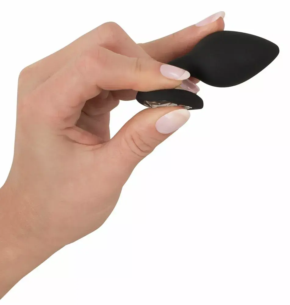 Анальная пробка you2toys Silicone Black, 7,3 см Photo 7