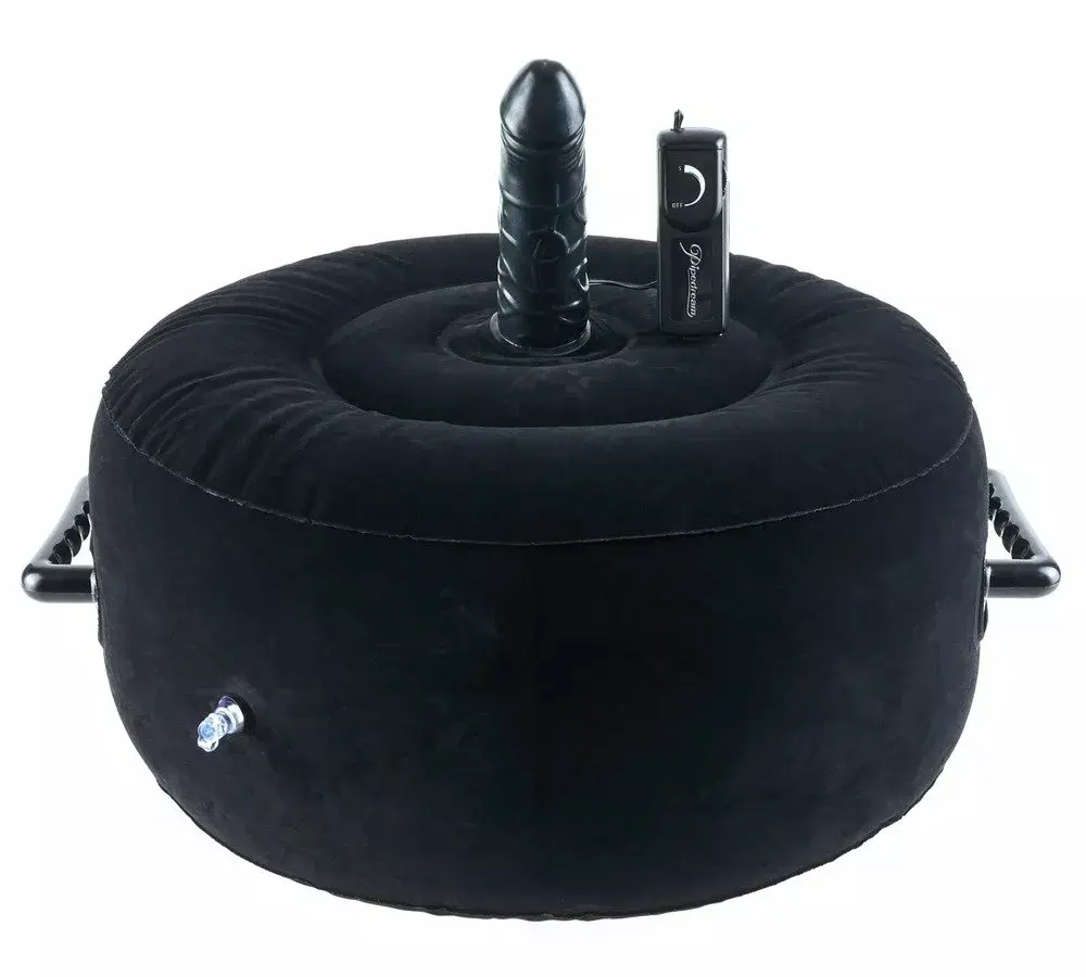 Надувной Hot Seat Pipedream FFS Black с вибратором 16 см Photo 2