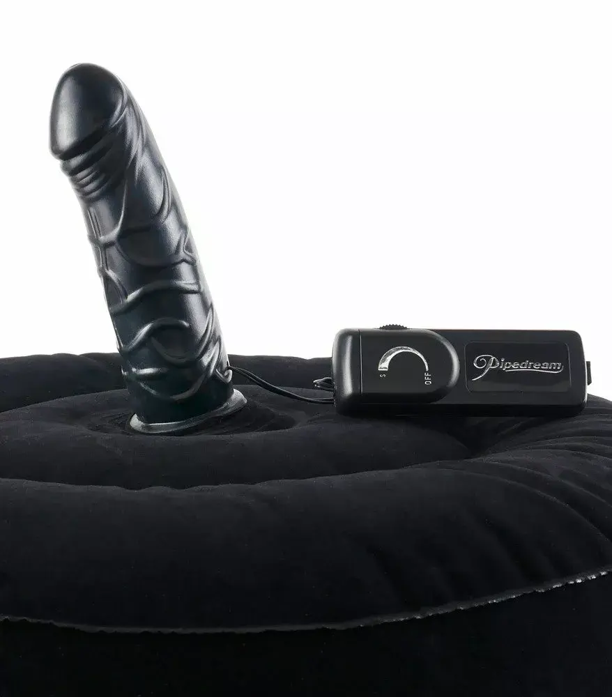 Надувной Hot Seat Pipedream FFS Black с вибратором 16 см Photo 3