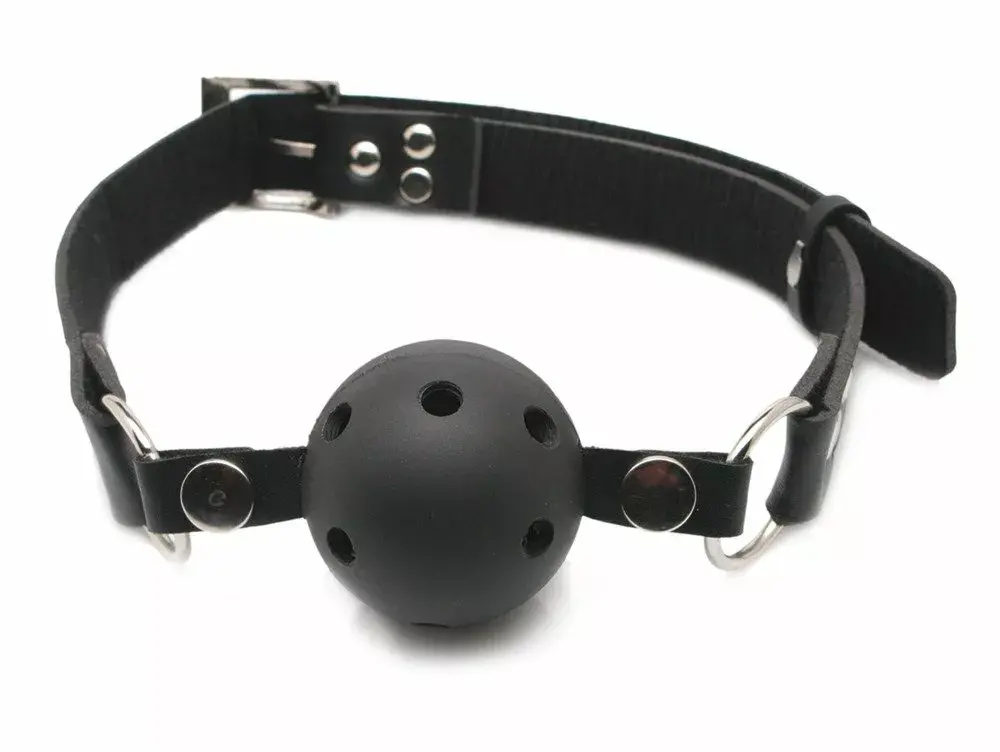 Pipedream Ball Gag FFSLE Breathable Black Photo 2