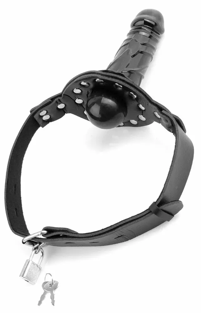 BDSM кляп-шар с интегрированным дилдо Pipedream Photo 3