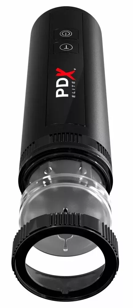 Pipedream Silicone Black Masturbator — automatic, 5 speeds Photo 6