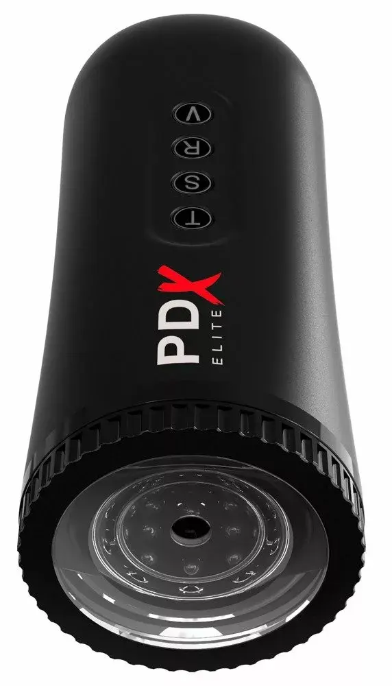 Pipedream Silicone Black мастурбатор — автоматический оральный симулятор Photo 2