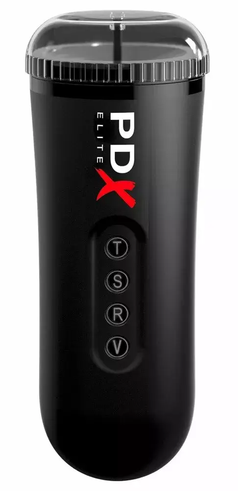 Pipedream Silicone Black мастурбатор — автоматический оральный симулятор Photo 4