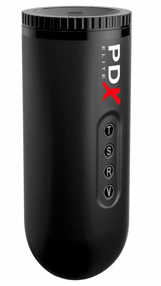 Pipedream Silicone Black мастурбатор — автоматический оральный симулятор Photo 5
