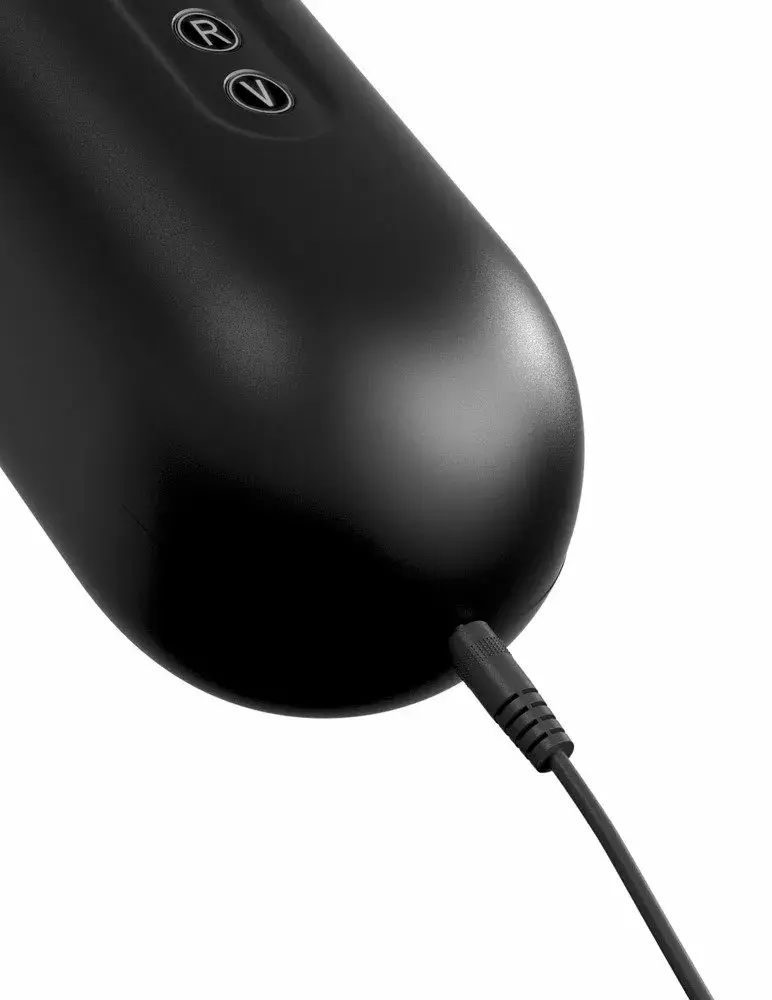 Pipedream Silicone Black мастурбатор — автоматический оральный симулятор Photo 8