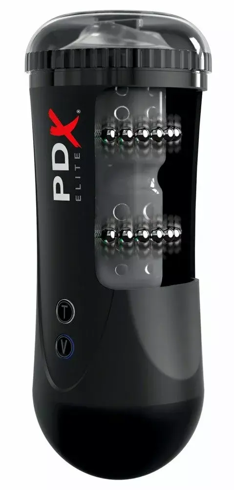 Masturbator Pipedream Silicone Black — automatic blowjob Photo 6